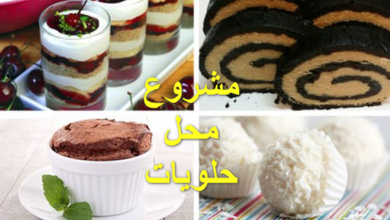 مشروع محل حلويات