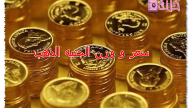 سعر و وزن الجنيه الذهب