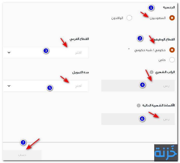 تعبئة النموذج