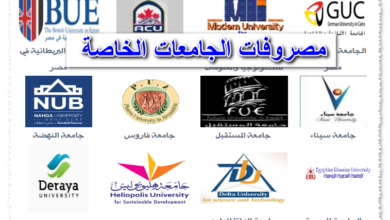 مصروفات الجامعات الخاصة